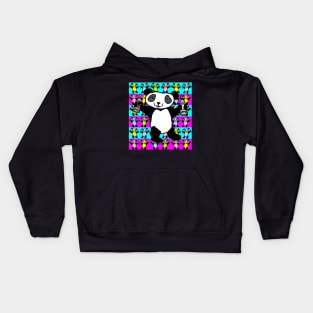 Graffiti,Panda,Pop by LowEndGraphics Kids Hoodie